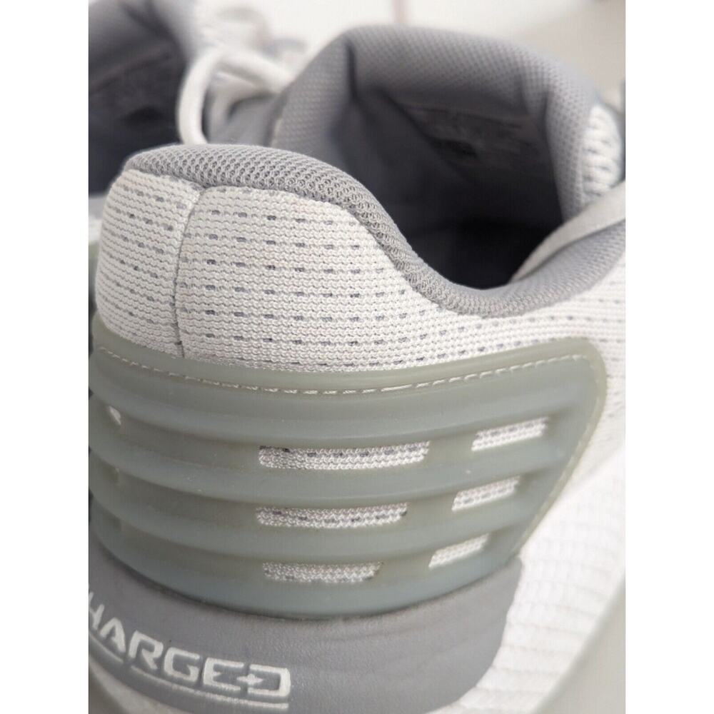 Womens Sz 10.5 Under Armour Charged Rogue Lace-Up White Trainers 3021247_106 - Picture 8 of 8
